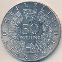 Ausztria 1972. 50Sch Ag "100 éves a Mezőgazdasági Főiskola" T:2 
Austria 1972. 50 Schilli...