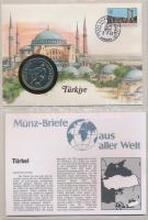 29db-os érmés boríték bélyeggel, bélyegzéssel és tájékoztatókkal szép gyűjtemény igényes, "Münz...