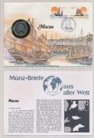 29db-os érmés boríték bélyeggel, bélyegzéssel és tájékoztatókkal szép gyűjtemény igényes, "Münz...