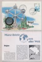 29db-os érmés boríték bélyeggel, bélyegzéssel és tájékoztatókkal szép gyűjtemény igényes, "Münz...