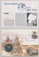 29db-os érmés boríték bélyeggel, bélyegzéssel és tájékoztatókkal szép gyűjtemény igényes, "Münz...