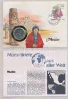 31db-os érmés boríték bélyeggel, bélyegzéssel és tájékoztatókkal szép gyűjtemény igényes, "Münz...