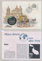 31db-os érmés boríték bélyeggel, bélyegzéssel és tájékoztatókkal szép gyűjtemény igényes, "Münz...