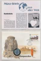 31db-os érmés boríték bélyeggel, bélyegzéssel és tájékoztatókkal szép gyűjtemény igényes, "Münz...