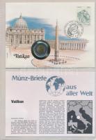 31db-os érmés boríték bélyeggel, bélyegzéssel és tájékoztatókkal szép gyűjtemény igényes, "Münz...