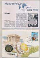 31db-os érmés boríték bélyeggel, bélyegzéssel és tájékoztatókkal szép gyűjtemény igényes, "Münz...