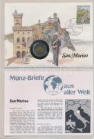 31db-os érmés boríték bélyeggel, bélyegzéssel és tájékoztatókkal szép gyűjtemény igényes, "Münz...