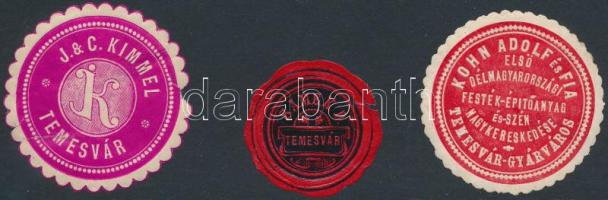3 db klf temesvári cég pecsétbélyege
