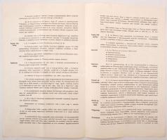 1914 A Budapesti Önkéntes Őrsereg szervezeti szabályai, M. kir. honvédelmi miniszter, 34x21cm