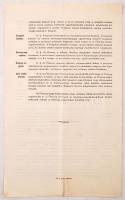 1914 A Budapesti Önkéntes Őrsereg szervezeti szabályai, M. kir. honvédelmi miniszter, 34x21cm