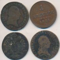 1800A 1kr Cu + 1800S 1kr Cu + 1812S 1kr Cu + 1851B 1kr Cu T:2,2-,3