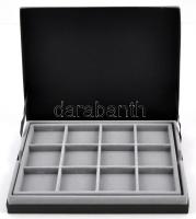 Érmetartó kazetta kivehető tálcával, 24 férőhellyel, használt állapotban