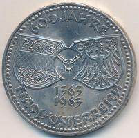 Ausztria 1963. 50Sch Ag "Tirol 600 éve egyesült Ausztriával" T:2
Austria 1963. 50 Schilli...