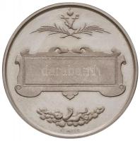 DN "Isten kegyelméből megszületett" jelzett Ag emlékérem dísztokban (44g/0.925/42mm) T:PP