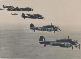 1944 D A P fotó: Douglas bombázó repülőgépek, jelzett/ 1944 D A P photo: Douglas Bombers, marked, 17x24cm