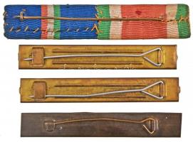 4db-os szalagsáv tétel, összevarrva fém csaton, illetve plasztikkal védett fémcsaton T:vegyes