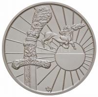 1993. "Atilla Isten Kardja Ősbemutató 1993. Aug. 20." jelzett Ag emlékérem dísztokban tanú...