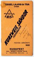 1932 Kurzweil Sándor Festékgyár, Bp., árjegyzék, pp.:20, 19x11cm