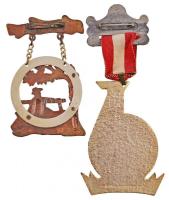 Ausztria 1977. "4. Nemzetközi Túranap" fém túrajelvény "Purkert Enns" gyártói je...