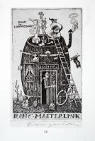 In vino veritas Bookplates on Wine / Boros ex librisek. Kétnyelvű minikönyv. 2014. Numbered, only 20...