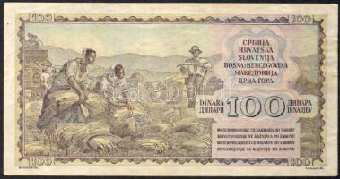 Jugoszlávia 1953. 100D T:II+