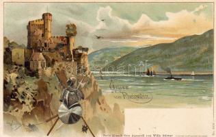 Rheinstein s: Willy Stöwer C Litho