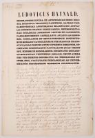 1858 Haynald Lajos (1816-1891) teológiai doktor, kalocsai bíboros érsek, erdélyi katolikus püspök levele Korondra, viaszpecséttel, 38x26cm