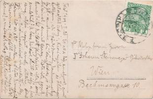 1909 Trieste, Trieszt; Laktanya tiszti hálóterme, egy Fillinger nevű magyar tiszt fényképe / militar...