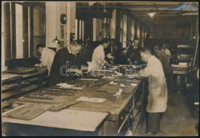 cca 1920 Az Est tördelése 17x12 cm