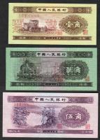 Kína/Kínai Népköztársaság 1953. 1J,2J,5J "Minta" T:I