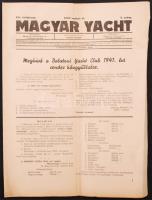 1942 A Magyar Yacht c. újság egy száma