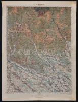 cca 1871-1961 Vegyes térkép tétel: Tátra dombornyomott műanyag térkép, 1:200,000, 17x29cm + orosz ka...