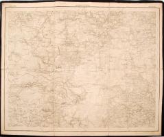 cca 1871-1961 Vegyes térkép tétel: Tátra dombornyomott műanyag térkép, 1:200,000, 17x29cm + orosz ka...