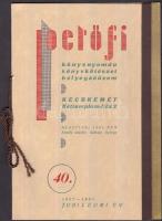 1947 Kecskemét, Petőfi könyvnyomda és bélyegzőüzem reklámkiadvány 20p. (hajtott)