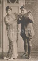 Berky Lili and Pázmán; The laughing husband. Mészöly, Budapest, Berky Lili és Pázmán; A nevető férj. Mészöly, Budapest