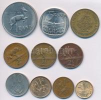 Dél-Afrika 1964-1994. 1/2c-5R (10xklf) T:vegyes South Africa 1964-1994. 1/2 Cent - 5 Rand (10xdiff) C:mixed