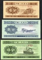 Kína/Kínai Népköztársaság 1953. 1F,2F,5F,1J,2J,5J T:I