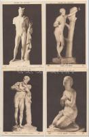 Egy doboznyi főként RÉGI motívum lap: hölgyek, művészlapok, üdvözlőlapok, katonai lapok, folklór lap...