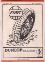 1931 Dunlop képes reklámnyomtatvány / 1931 Dunlop tires advertising 16p.