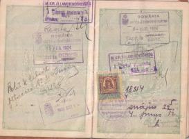 1924 Fényképes útlevél