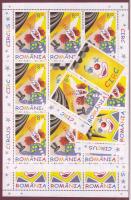 Circus margin coupon set + minisheet set Cirkusz ívszéli szelvényes sor + kisív sor