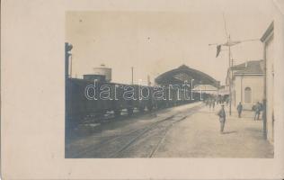 Udine, Bahnhofshalle; Verlag Karl Harbauer / railway station, photo (EK)