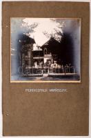 cca 1910 Erdély, Ferencfalva, Vadsázlak. Nagyméretű fotó kartonon. Képméret: 26x23 cm / Transylvania...