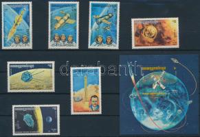 Space travel set + block, Űrutazás sor + blokk