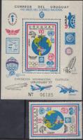 International Stamp Exhibition + block, Nemzetközi bélyegkiállítás + blokk