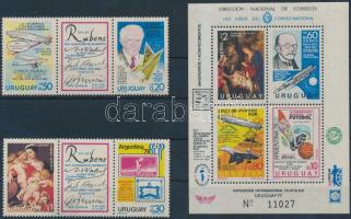Events: Nobel Prize, Football World Cup, Zeppelin, Rubens set + block Események: Nobel-díj, Labdarúg...