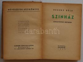 1944 Heszke Béla: Színház a szerző saját kezű dedikációjával