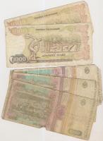 28db-os vegyes külföldi bankjegy tétel, közte Görögország, Szovjetunió, Románia T:vegyes
28pcs of m...
