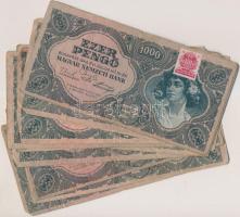 100db vegyes pengő, adópengő bankjegy T:vegyes