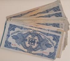 100db vegyes pengő, adópengő bankjegy T:vegyes